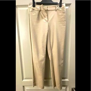 Khaki WHBM slim ankle dress pants